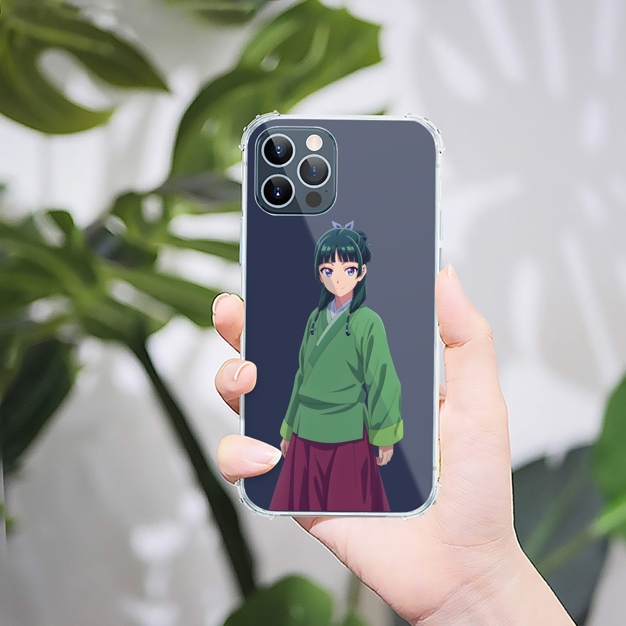 （画像用） 薬屋のひとりごと The Apothecary Diaries 【iPhone 12シリーズ対応】透明スマホケース（クリアソフトケース）